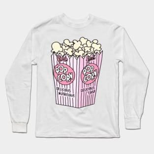 Pink Popcorn Long Sleeve T-Shirt